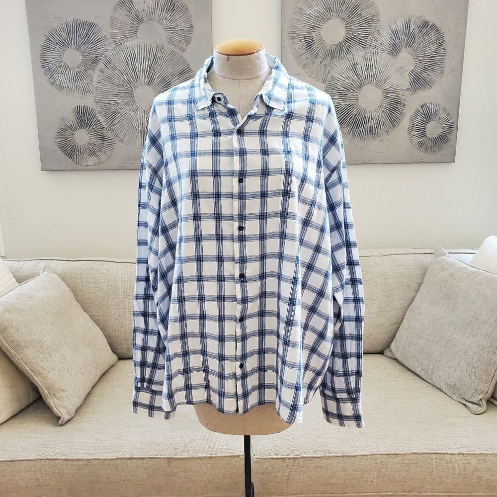 Peter Millar Mountainside Plaid Button-down Long-sleeve Shirt sz XXL